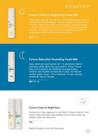 Vitamin C & Bakuchiol Facial Milk Duo – moderne Gesichtspflege