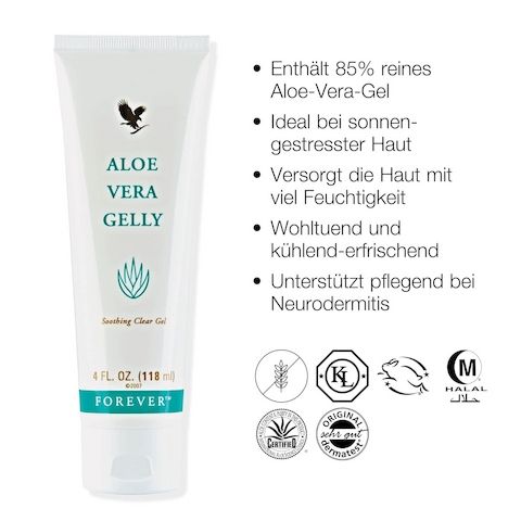 Forever Aloe Vera Gelly – 85 % Aloe Vera für die Hautpflege