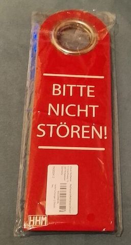 2 Stück HHM komm rein Schild bitte nicht stören Schild
