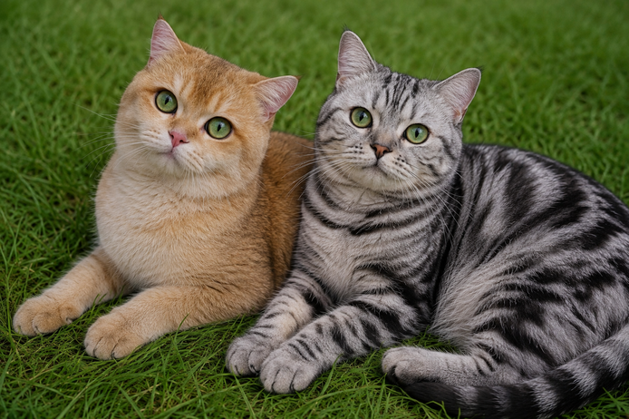 Reinrassige BKH Kitten – Vater Golden Shell – 1 Kater & 5 Mädchen