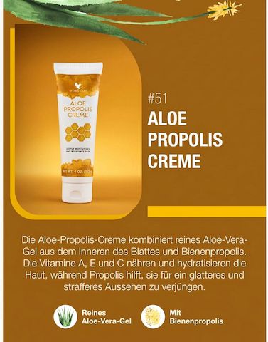 Forever Aloe Propolis Creme – intensive Pflege mit Aloe Vera und Propolis