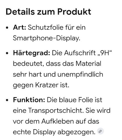 Panzerfolie für ZTE Blade A54 (NEU)