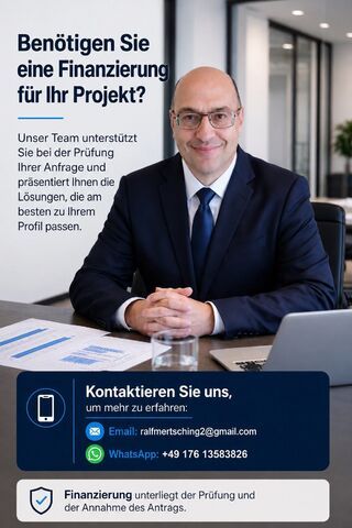Benötigen Sie eine Finanzierung für Ihr Projekt?