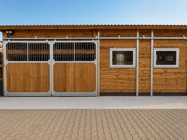 Stalltür kaufen & Paddocktür, Pferdestalltür - Schiebetore kaufen