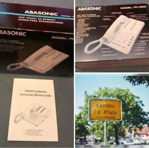 Abasonic Modell PH-320 Freisprech-Telefon