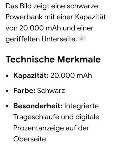 Powerbank 20000mAh USB-C Schnellladegerät Externer Akku, USB 2 von Links defekt