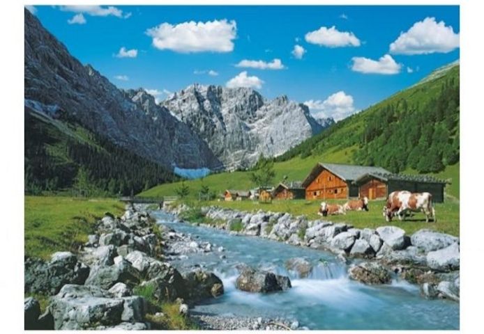 Ravensburger Puzzle 192168 – 1000 Teile Krawendelgebirge in Österreich