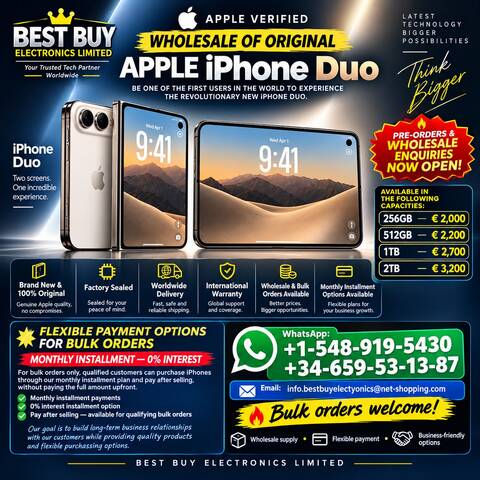 DAS NEUE iPHONE 18 PRO/PRO MAX & iPHONE DUO SIND JETZT ERHÄLTLICH