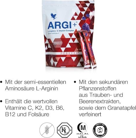 Steigere deine Leistungskraft mit Forever ARGI+