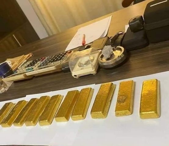 Gold in Nairobi, Kenia, verfügbar (zur Ausfuhr bereit).