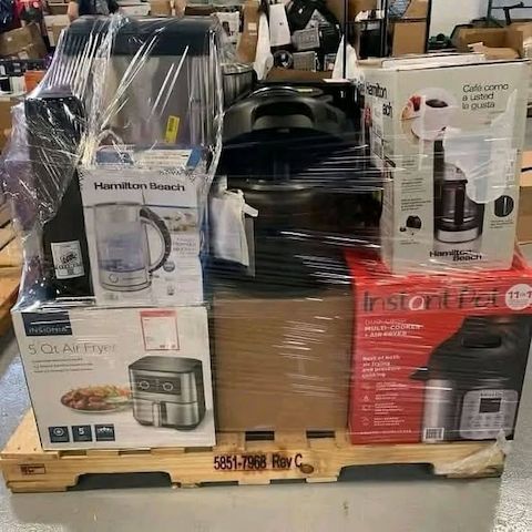 📦 Restposten-Paletten mit hochwertigen Elektro-Küchengeräten