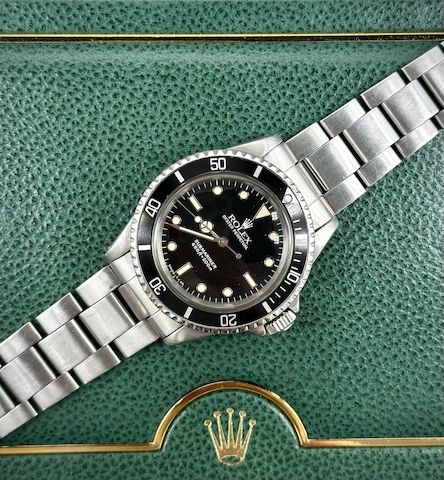 Rolex Submariner 5513 aus 1969, Tritium Patina Stahl 40mm Vintage Uhr