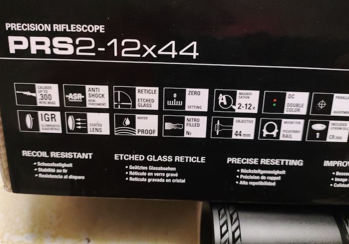 Zielfernrohr Walther PRS 2-12x44